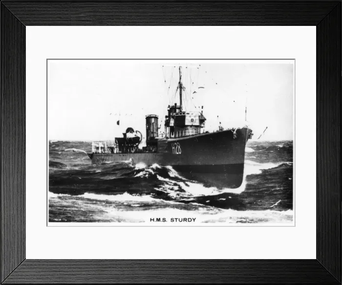 Framed Print : HMS Sturdy,s class destroyer, 1937 Framed Print : HMS Sturdy,s class destroyer, 1937