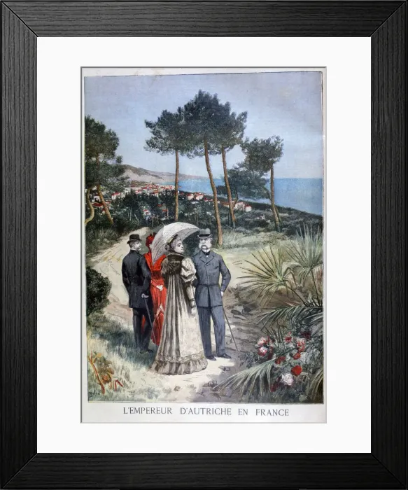 Framed Print : Franz Joseph I, Emperor of Austria, on a visit to France, 1894. Artist: Jose Belon Framed Print : Franz Joseph I, Emperor of Austria, on a visit to France, 1894. Artist: Jose Belon
