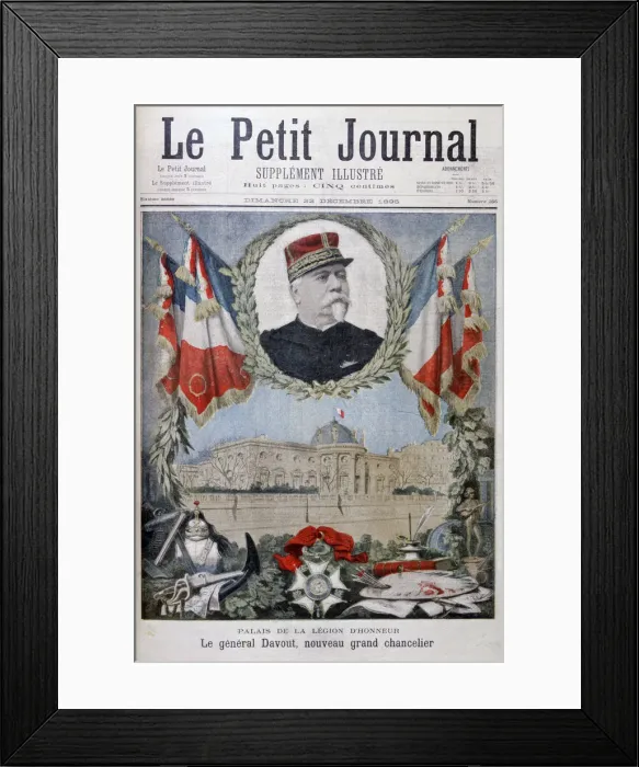 Framed Print : General Davout, Grand Chancellor of the Legion d Honneur, 1895. Artist: Henri Meyer Framed Print : General Davout, Grand Chancellor of the Legion d Honneur, 1895. Artist: Henri Meyer