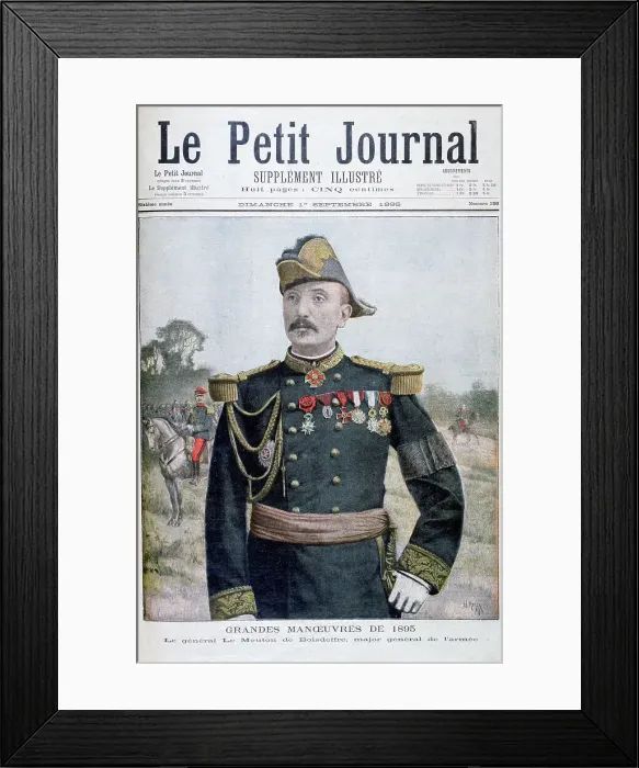 Framed Print : General Raoul le Mouton de Boisdeffre, French soldier, 1895. Artist: Henri Meyer Framed Print : General Raoul le Mouton de Boisdeffre, French soldier, 1895. Artist: Henri Meyer