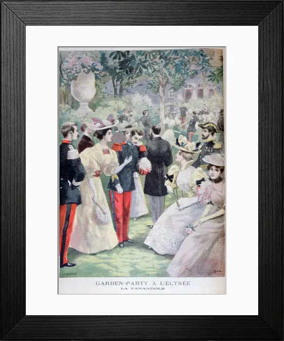 Framed Print : The farandole, 1895. Artist: F Meaulle Framed Print : The farandole, 1895. Artist: F Meaulle