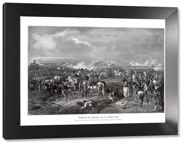 Battle of Novara, Italy, 23 March 1849, (1900)