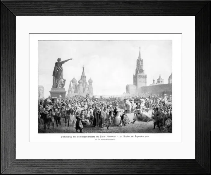 Framed Print : Czar Alexander II, Moscow, (september 1856), 1900 Framed Print : Czar Alexander II, Moscow, (september 1856), 1900
