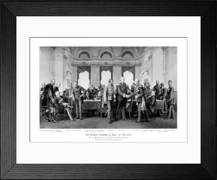 Framed Print : Congress of Berlin (June 13-July 13, 1878), 1900 Framed Print : Congress of Berlin (June 13-July 13, 1878), 1900