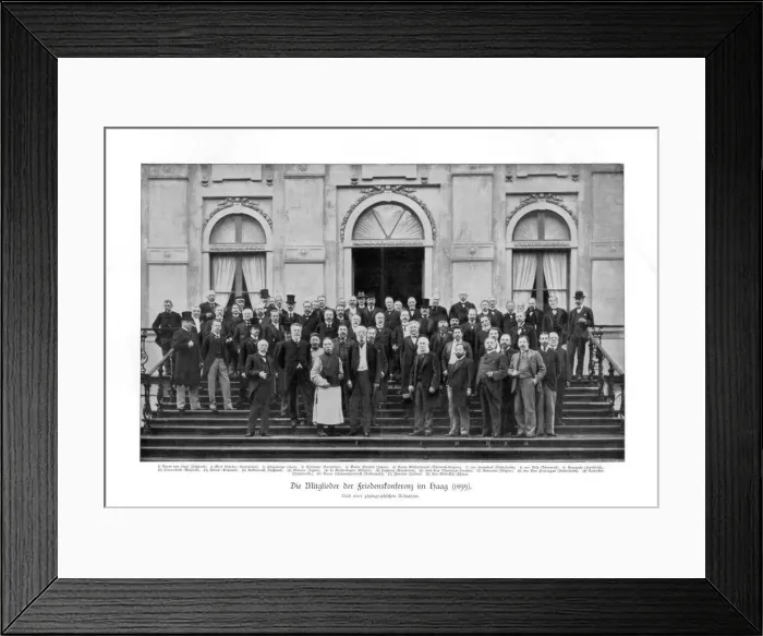 Framed Print : Peace Conference at the Hague (1899), 1900 Framed Print : Peace Conference at the Hague (1899), 1900