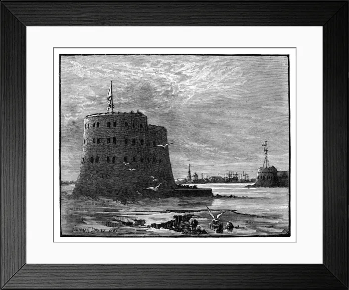 Framed Print : Alexander and the Peter the Great Forts, Cronstadt, Russia, 1887. Artist: Norman Davies Framed Print : Alexander and the Peter the Great Forts, Cronstadt, Russia, 1887. Artist: Norman Davies