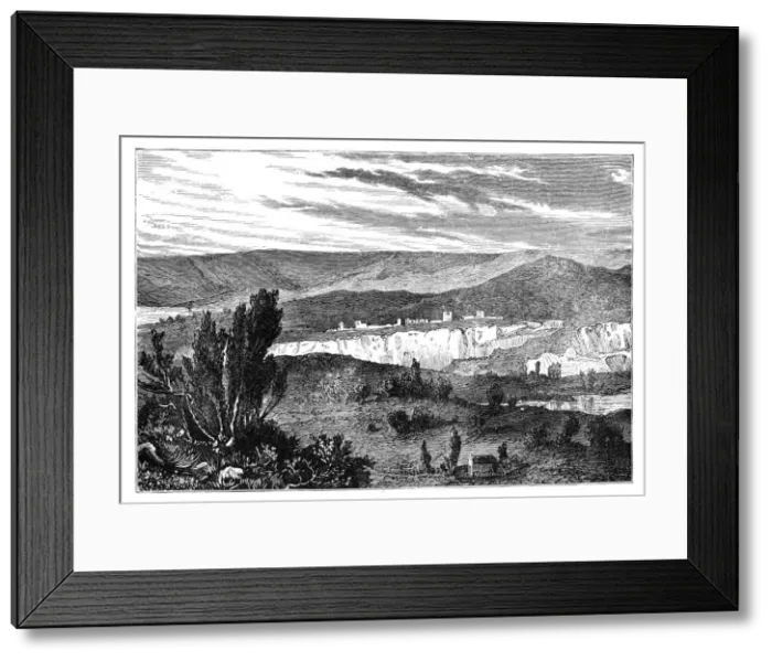 Framed Print : Valley of Inkerman, Ukraine, c1888 Framed Print : Valley of Inkerman, Ukraine, c1888