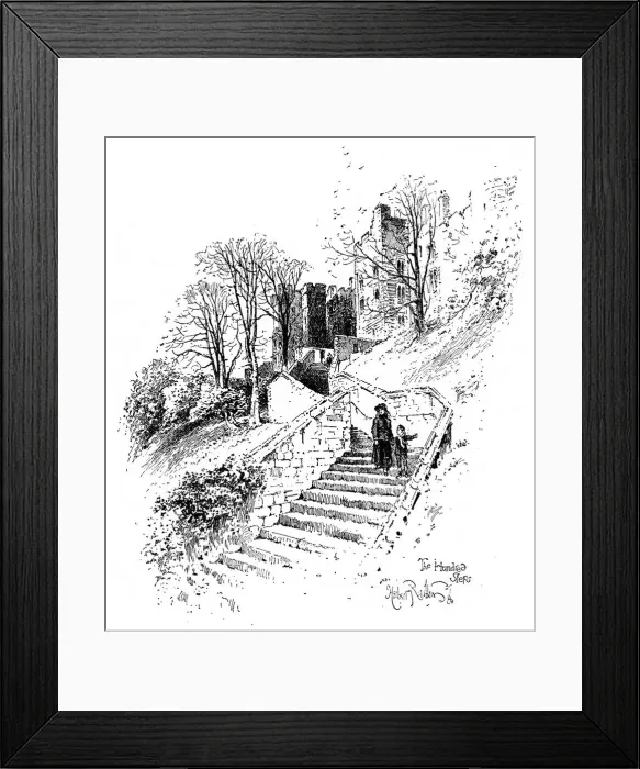 Framed Print : The Hundred Steps, Windsor Castle, c1888. Artist: Herbert Arthur Framed Print : The Hundred Steps, Windsor Castle, c1888. Artist: Herbert Arthur