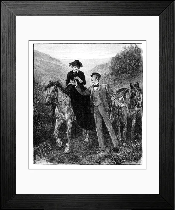 Framed Print : The Wooing of the Princess Royal, 1850s, (1888) Framed Print : The Wooing of the Princess Royal, 1850s, (1888)