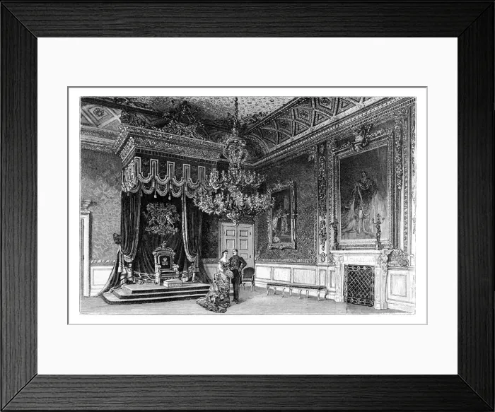 Framed Print : The Throne Room, St Jamess Palace, London, c1888 Framed Print : The Throne Room, St Jamess Palace, London, c1888
