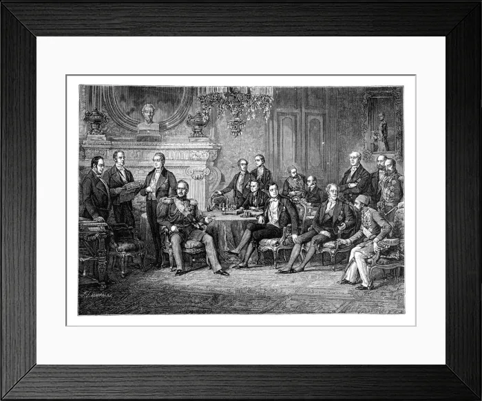 Framed Print : The Conference of Paris, 1856, (1888) Framed Print : The Conference of Paris, 1856, (1888)