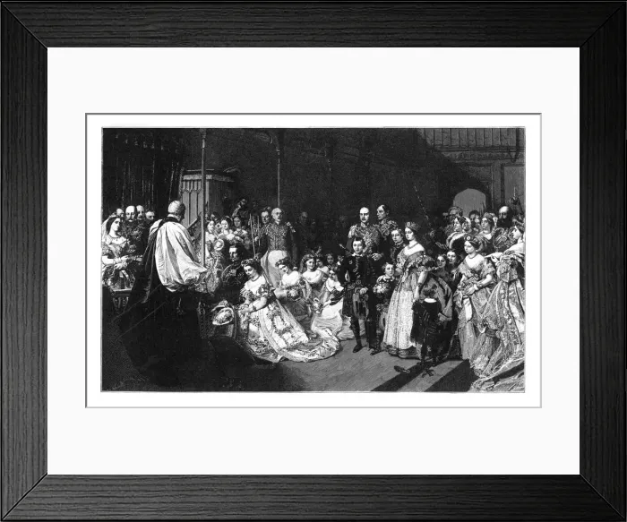 Framed Print : Marriage of the Princess Royal and Emperor Frederick III, 25 January 1858, (c1888) Framed Print : Marriage of the Princess Royal and Emperor Frederick III, 25 January 1858, (c1888)