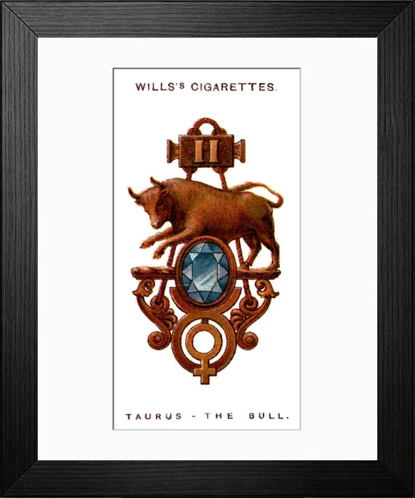Framed Print : Taurus, The Bull, 1923 Framed Print : Taurus, The Bull, 1923
