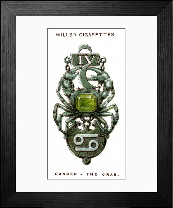 Framed Print : Cancer, The Crab, 1923 Framed Print : Cancer, The Crab, 1923