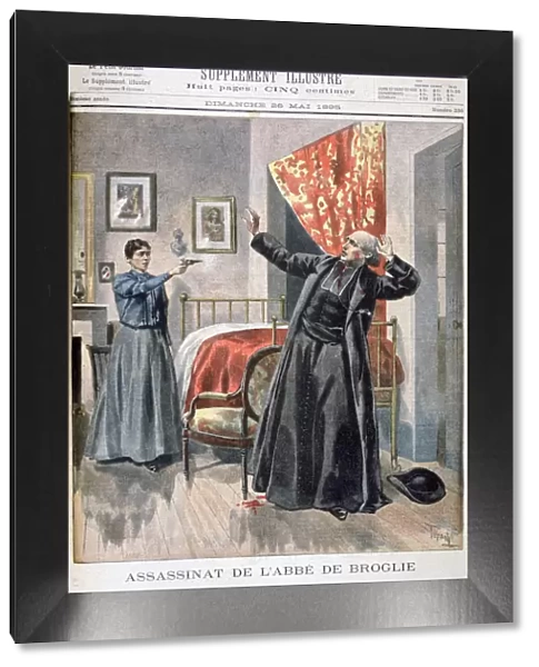 Assassination of the Abbe de Broglie, 1895. Artist: Oswaldo Tofani