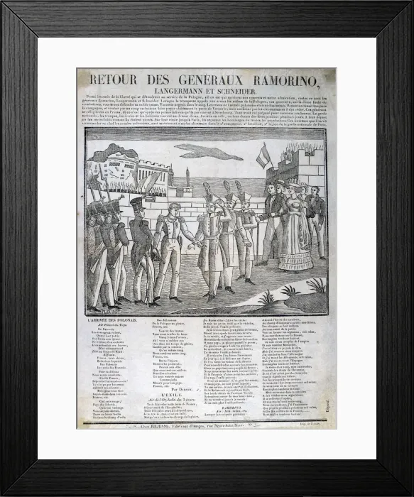 Framed Print : The Return of General Ramorino, 1831 Framed Print : The Return of General Ramorino, 1831