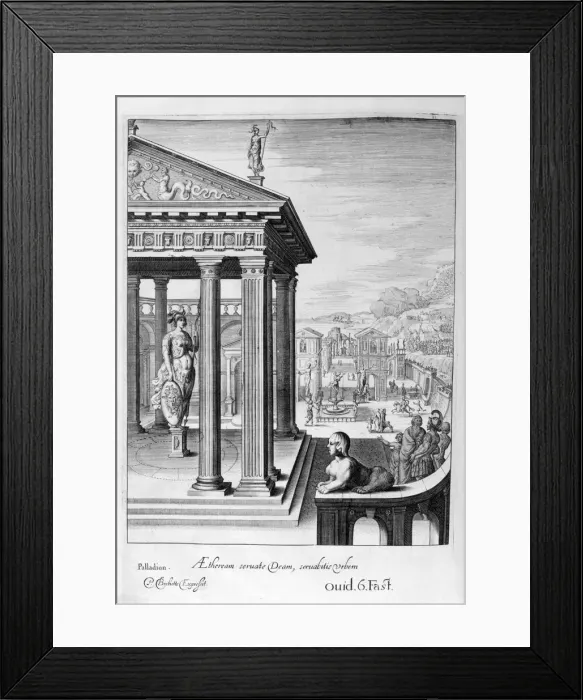 Framed Print : The Palladium, 1655. Artist: Michel de Marolles Framed Print : The Palladium, 1655. Artist: Michel de Marolles