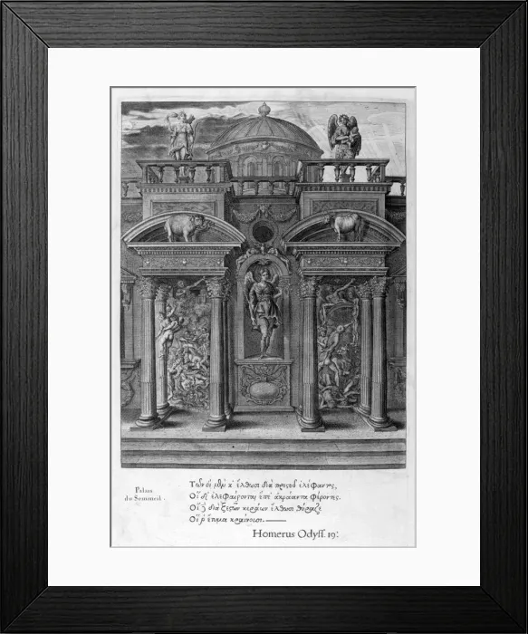 Framed Print : The House of Sleep, 1655. Artist: Michel de Marolles Framed Print : The House of Sleep, 1655. Artist: Michel de Marolles