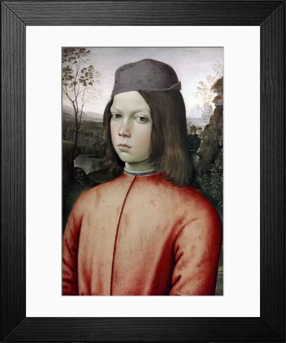Framed Print : Portrait of a Boy, c1480-1485. Artist: Bernardino Pinturicchio Framed Print : Portrait of a Boy, c1480-1485. Artist: Bernardino Pinturicchio