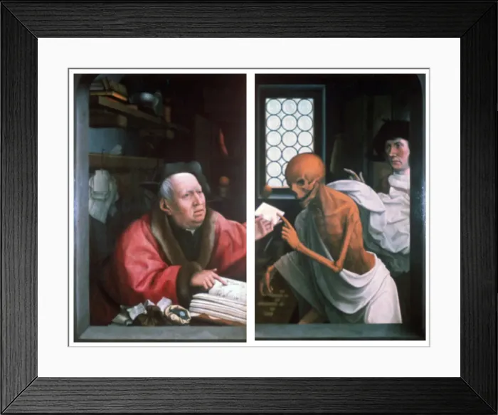 Framed Print : The Arrival of Death, c1485-1529. Artist: Jan Provoost Framed Print : The Arrival of Death, c1485-1529. Artist: Jan Provoost