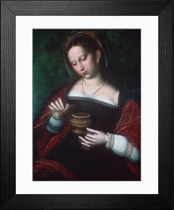 Framed Print : Mary Magdalene, c1500-1550. Artist: Ambrosius Benson Framed Print : Mary Magdalene, c1500-1550. Artist: Ambrosius Benson