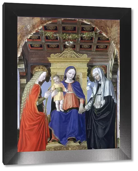 The Virgin and Child with Saint Catherine of Alexandria and Saint Catherine of Siena, c1490. Artist: Ambrogio Bergognone