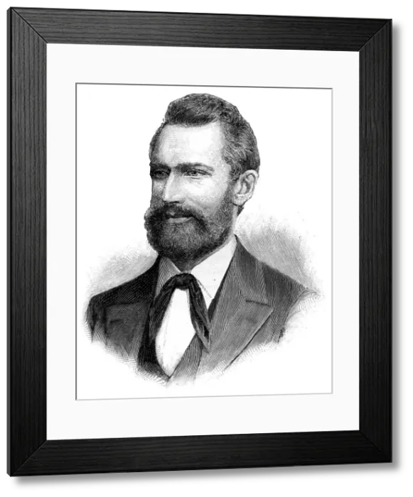 Framed Print : Ludwig Leichhardt, 19th century Prussian explorer and naturalist, (1900) Framed Print : Ludwig Leichhardt, 19th century Prussian explorer and naturalist, (1900)