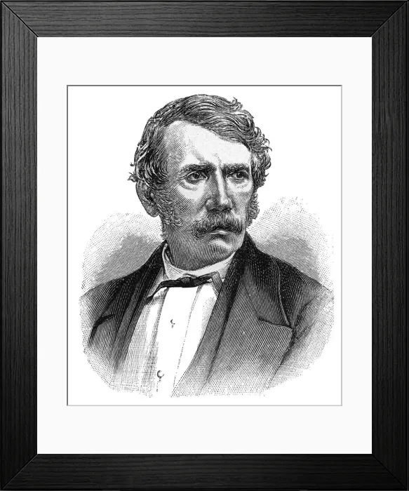 Framed Print : David Livingstone, 19th century Scottish missionary and explorer, (1900) Framed Print : David Livingstone, 19th century Scottish missionary and explorer, (1900)