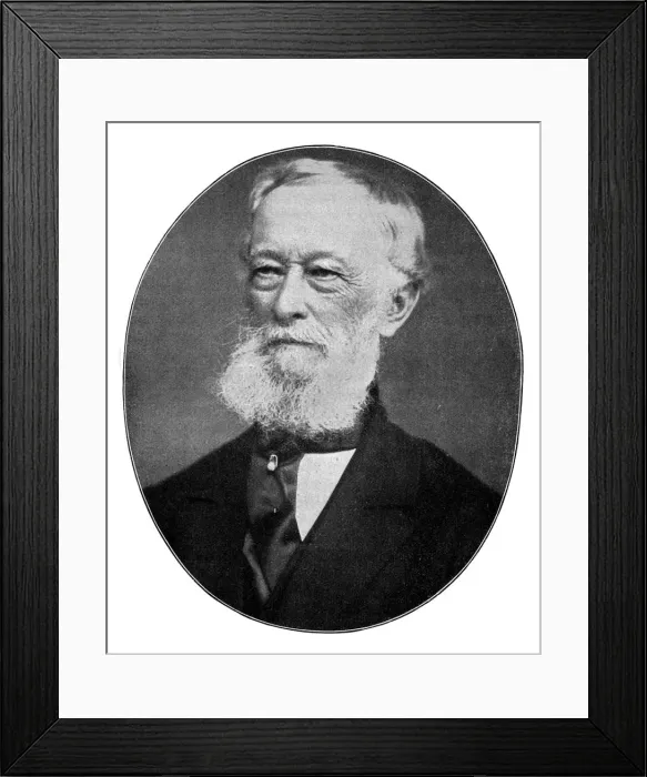 Framed Print : Alfred Krupp, 19th century German metallurgist and industrialist, (1900) Framed Print : Alfred Krupp, 19th century German metallurgist and industrialist, (1900)