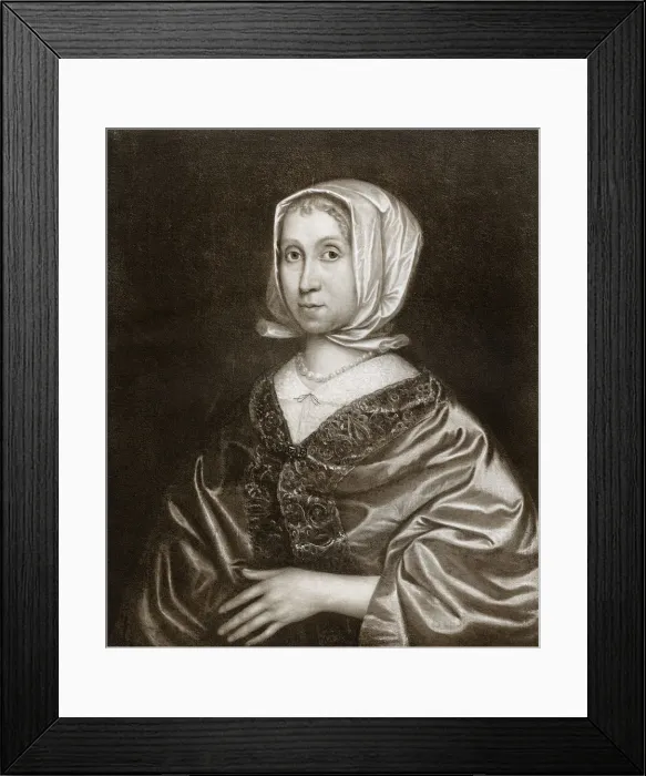 Framed Print : Elizabeth Steward, mother of Oliver Cromwell, 17th century, (1899) Framed Print : Elizabeth Steward, mother of Oliver Cromwell, 17th century, (1899)