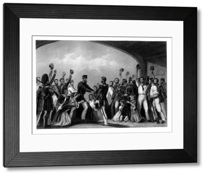 Framed Print : The Relief of Lucknow by General Havelock, Indian Mutiny, 15 September 1857, (1880) Framed Print : The Relief of Lucknow by General Havelock, Indian Mutiny, 15 September 1857, (1880)