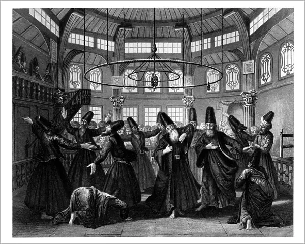 The Dance of Dervishes, c1870. Artist: W Forrest