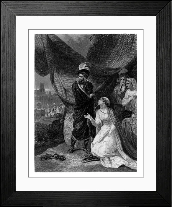 Framed Print : The Surrender of Calais, (1860). Artist: JC Armytage Framed Print : The Surrender of Calais, (1860). Artist: JC Armytage