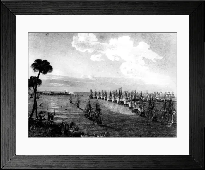 Framed Print : Battle of the Nile, 1 August 1798, (19th century) Framed Print : Battle of the Nile, 1 August 1798, (19th century)