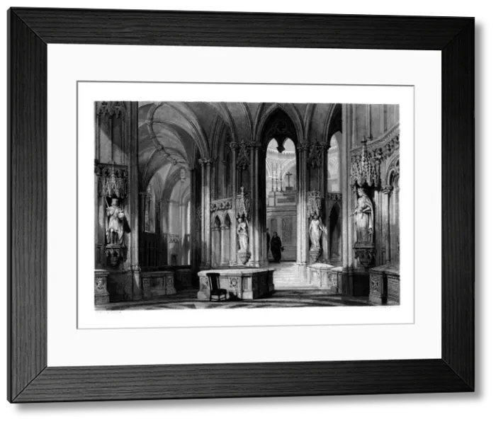 Framed Print : Mausoleum of the Orleans family, Chapel of Dreux, France, 1875. Artist: Henry Adlard Framed Print : Mausoleum of the Orleans family, Chapel of Dreux, France, 1875. Artist: Henry Adlard