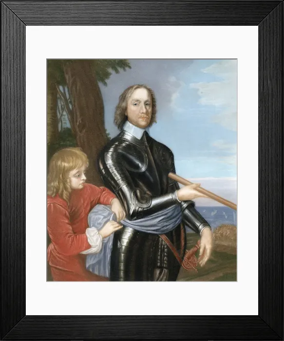Framed Print : Oliver Cromwell, English military leader and politician, 1649, (1899) Framed Print : Oliver Cromwell, English military leader and politician, 1649, (1899)
