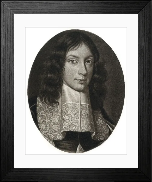Framed Print : Andrew Marvell, English metaphysical poet, 17th century, (1899) Framed Print : Andrew Marvell, English metaphysical poet, 17th century, (1899)