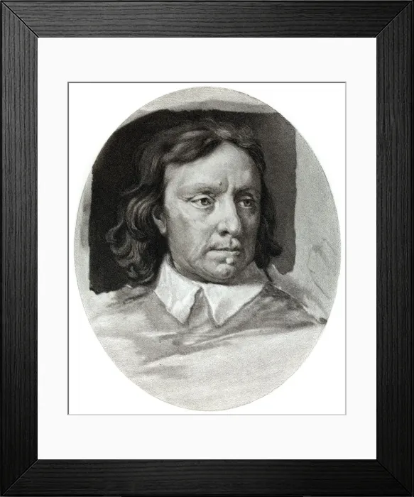 Framed Print : Oliver Cromwell, (1599-1658), English military leader and politician, 1657, (1899) Framed Print : Oliver Cromwell, (1599-1658), English military leader and politician, 1657, (1899)