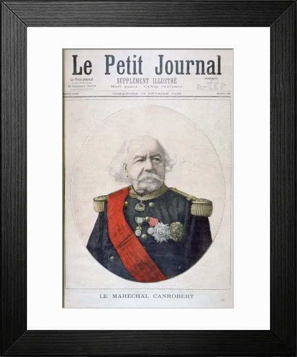 Framed Print : Francois Certain Canrobert, Marshal of France, 1895 Framed Print : Francois Certain Canrobert, Marshal of France, 1895