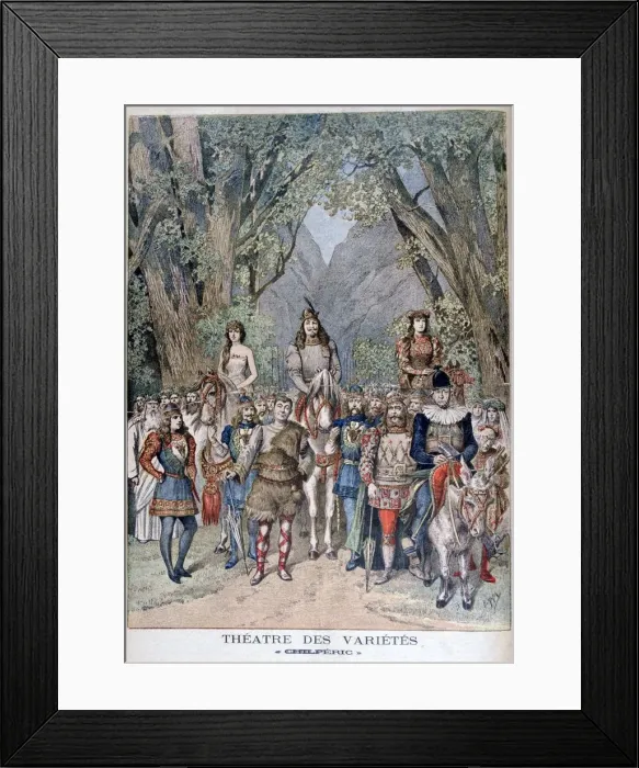 Framed Print : Chilperic, Theatre of Varieties, 1895. Artist: Henri Meyer Framed Print : Chilperic, Theatre of Varieties, 1895. Artist: Henri Meyer