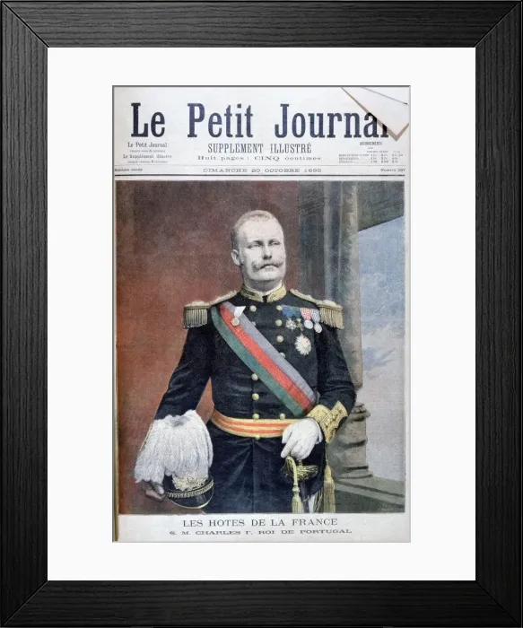 Framed Print : Charles I, king of Portugal, 1895. Artist: F Meaulle Framed Print : Charles I, king of Portugal, 1895. Artist: F Meaulle
