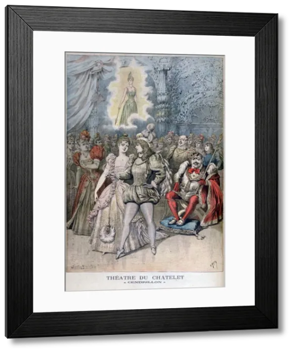 Framed Print : Cendrillon (Cinderella), Theatre du Chatelet, Paris, 1895. Artist: Henri Meyer Framed Print : Cendrillon (Cinderella), Theatre du Chatelet, Paris, 1895. Artist: Henri Meyer