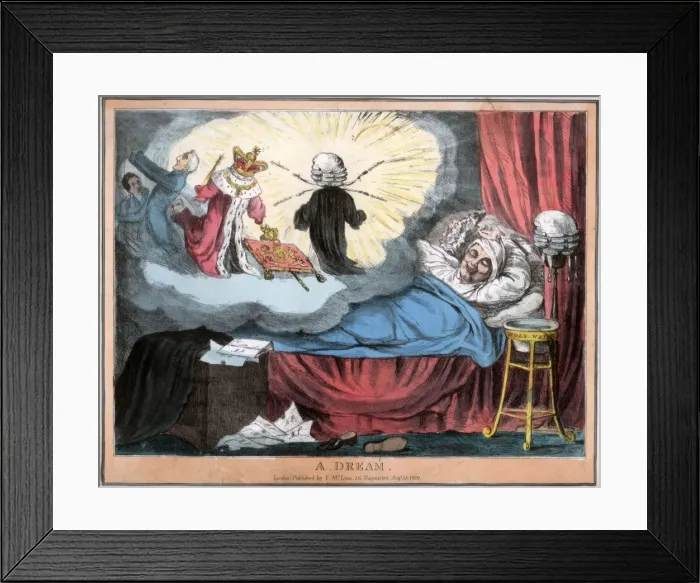 Framed Print : A Dream, 1829 Framed Print : A Dream, 1829