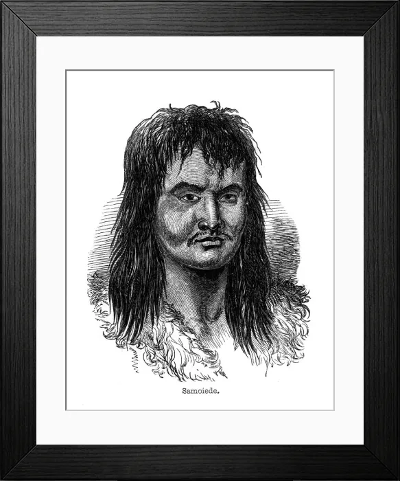 Framed Print : Samoiede, 1848 Framed Print : Samoiede, 1848