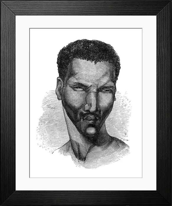 Framed Print : Kosah Kafir, 1848 Framed Print : Kosah Kafir, 1848