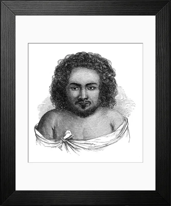 Framed Print : Mataboulais de Tahofa, 1848 Framed Print : Mataboulais de Tahofa, 1848