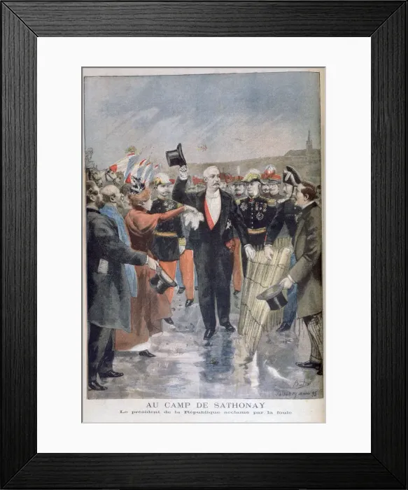Framed Print : President of the French Republic, Sathonay-Camp, 1895 Framed Print : President of the French Republic, Sathonay-Camp, 1895