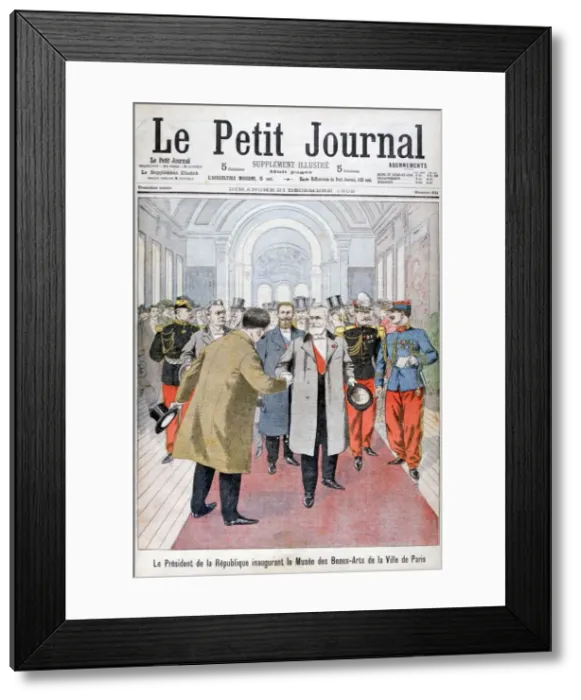 Framed Print : President of the Republic opening the Musee des Beaux-Arts de la Ville de Paris, 1902 Framed Print : President of the Republic opening the Musee des Beaux-Arts de la Ville de Paris, 1902