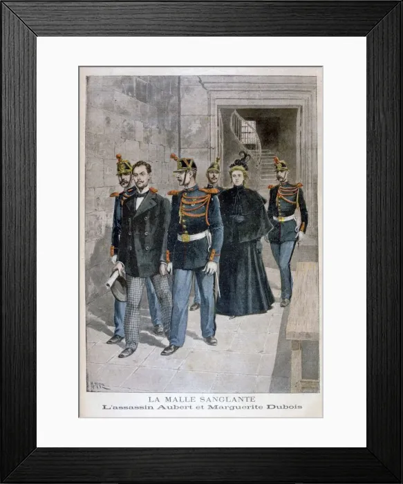 Framed Print : The assassins Albert and Marguerite Dubois, 1896. Artist: Henri Meyer Framed Print : The assassins Albert and Marguerite Dubois, 1896. Artist: Henri Meyer