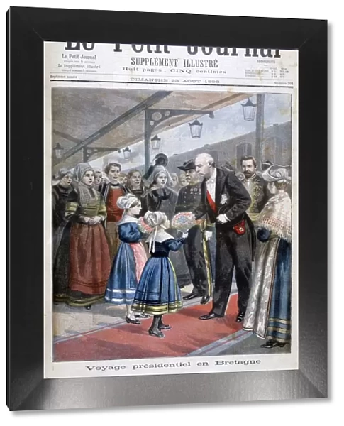 The President of the French Republic visiting Brittany, 1896